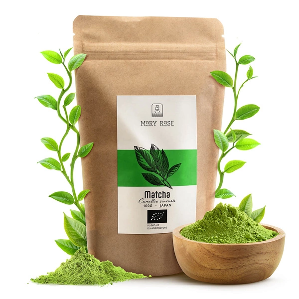 Mary Rose -japanilainen matcha-vihreä tee (luomu) ruoanlaittoon