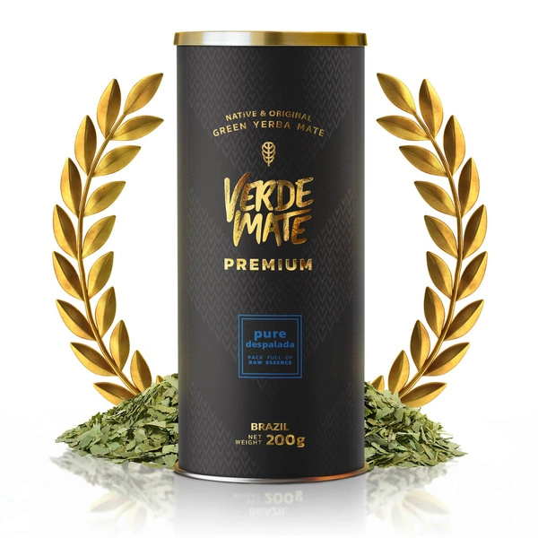 Verde Mate Green Premium Pure Despalada tyylikkäässä putkipakkauksessa