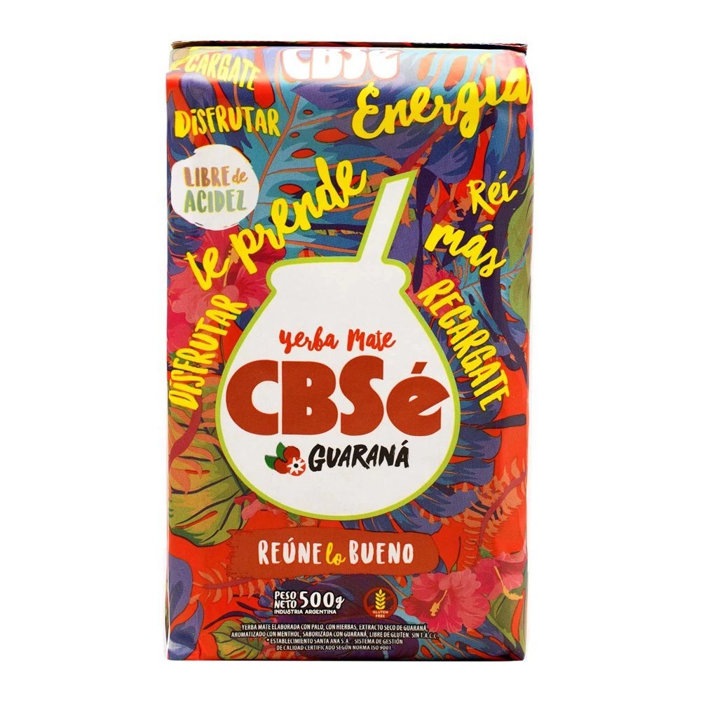 CBSé Energía Guaraná – argentiinalaisella maulla maustettu yerba mate