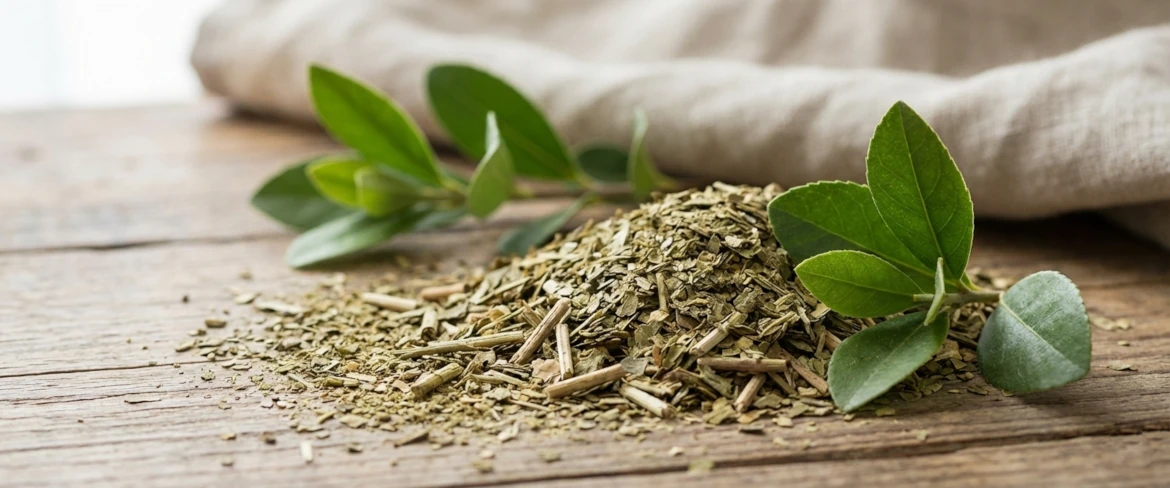 Argentiinalainen yerba mate – kuivatut lehdet ja varret, joiden maku on mieto