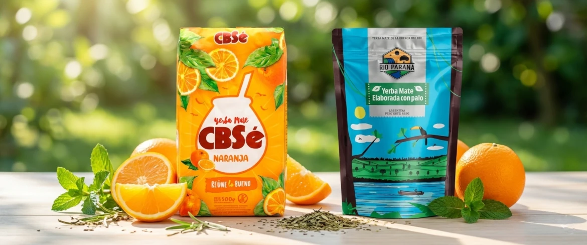 Argentiinalaiset modernit yerba mate -lajikkeet – maustetut ja yrttiseokset