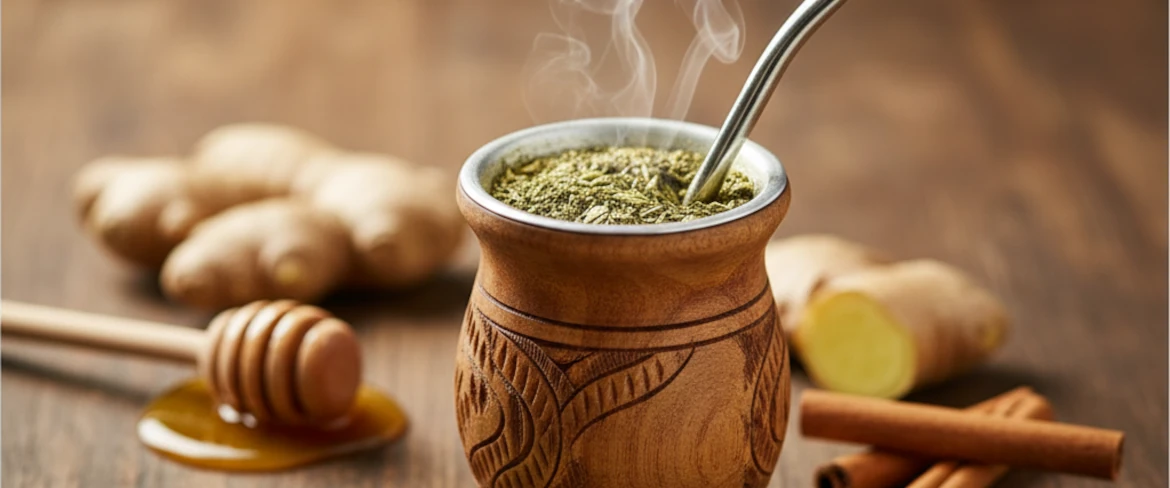 Yerba mate ja inkivääri