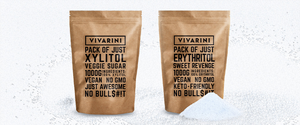 Vivarini – ksylitoli ja erytritoli