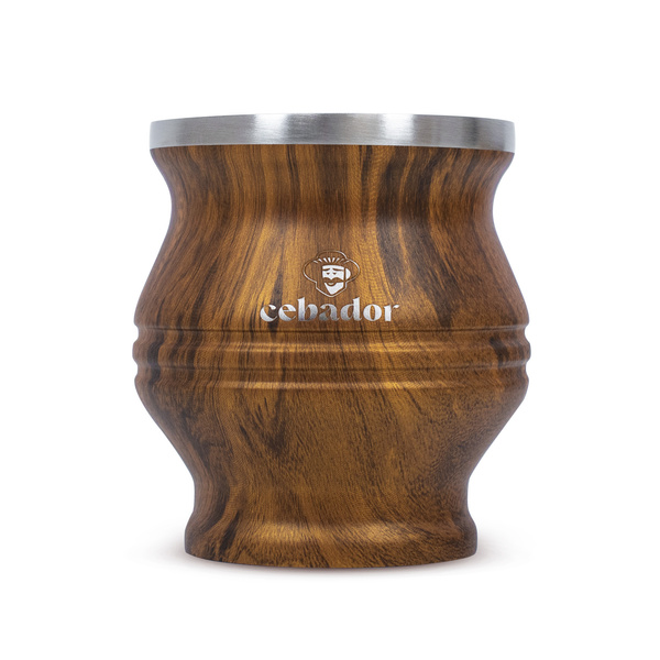 TermoColador - lämpökuppi yerba matelle - 190 ml (puunvärinen)