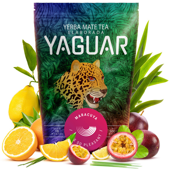 Yerba Mate Yaguar Hedelmäsarja 3x500g 1.5kg