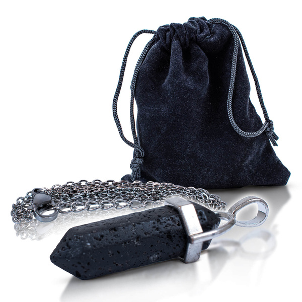 Riipus laavakivellä pussissa + ketju