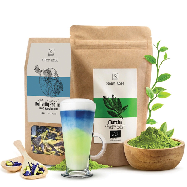 Purple Matcha Lemonade Set: Matcha BIO + Perhonen Herne Tee: Matcha BIO + Perhonen Herne Tee: Matcha BIO + Perhonen Herne Tee
