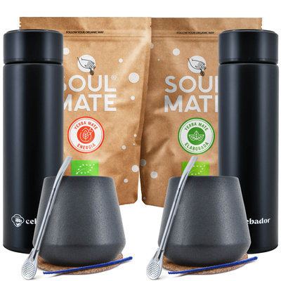 Yerba Soul Mate Termospullojen setti kahdelle 1000g