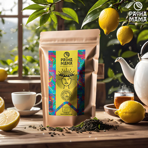 Guayusa Pachamama Menta Limón - luomusertifioitu - minttu ja sitruuna - 100g