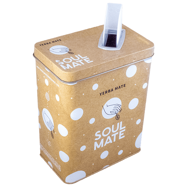 Set Yerbera Yerba Mate Soul Mate Organica 0.5kg Palo Santo 0.5kg Palo Santo