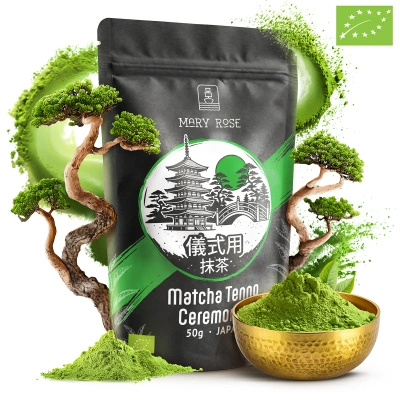 Mary Rose – Japanilainen Vihreä Matcha Tenno Tee (BIO) Seremoniallinen 50 g