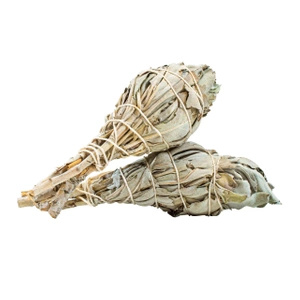 2 x Valkoinen salvia nippu + Palo Santo 100g setti.