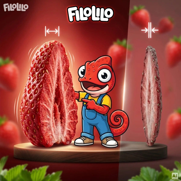 FiloLilo – Pakastekuivatut mansikat (viipaleet) 20 g