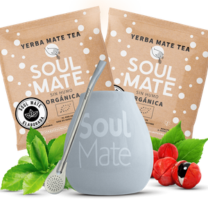 Yerba mate setti Bombilla Calabach Matero