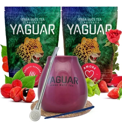YAGUARin alkuperäinen yerba mate -setti.