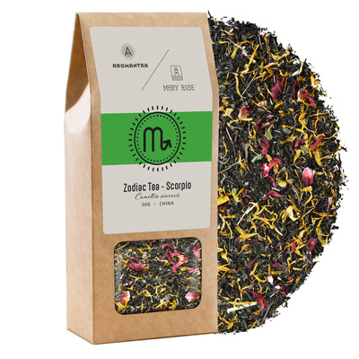Aromantra x Mary Rose - Zodiac Tea - Scorpio (musta tee) 50g