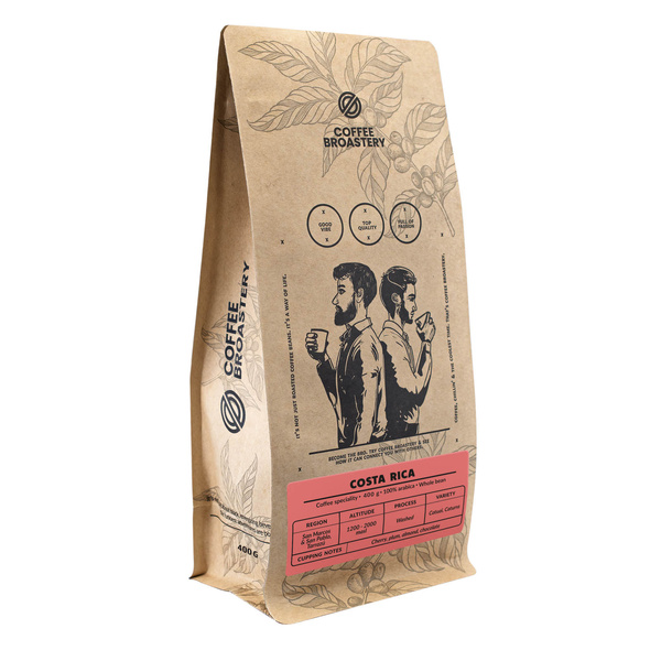 Bro Coffee Roastery - Täysjyväkahvi Costa Rica San Rafael Speciality 400g