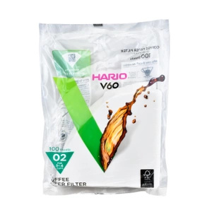 Paperisuodattimet Hario V60-02 tiputtimeen (100 kpl)