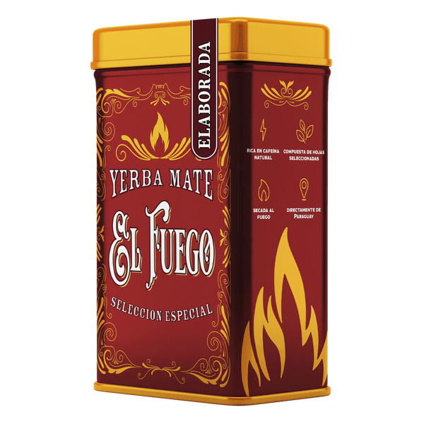 Yerbera - Tinapurkki + El Fuego Elaborada 0.5kg 