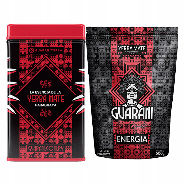 Yerbera Yerba Mate Guarani Energia 2x500g Yerba Mate Guarani Energia 2x500g