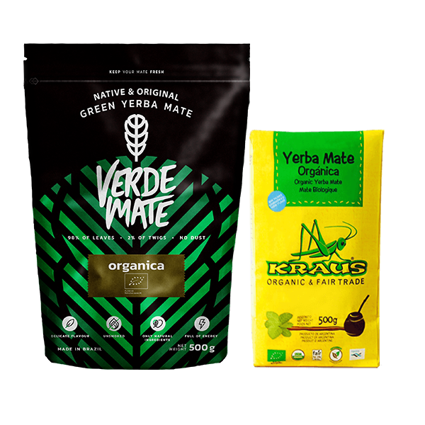 Verde Mate Green Organica 500 g + Kraus Organica 500 g