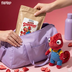 FiloLilo – Pakastekuivatut mansikat (viipaleet) 100 g