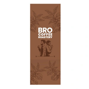 Lahjarasian vyöte Bro Coffee Roastery -logolla – suuri