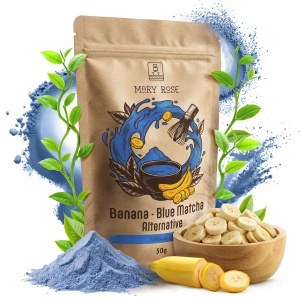 Mary Rose – Blue Matcha Alternative – Banaani (jauhe) 50 g