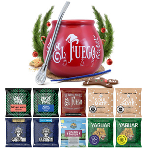 Yerba Mate Talvi-setti 10x50g Calabash + Bombilla