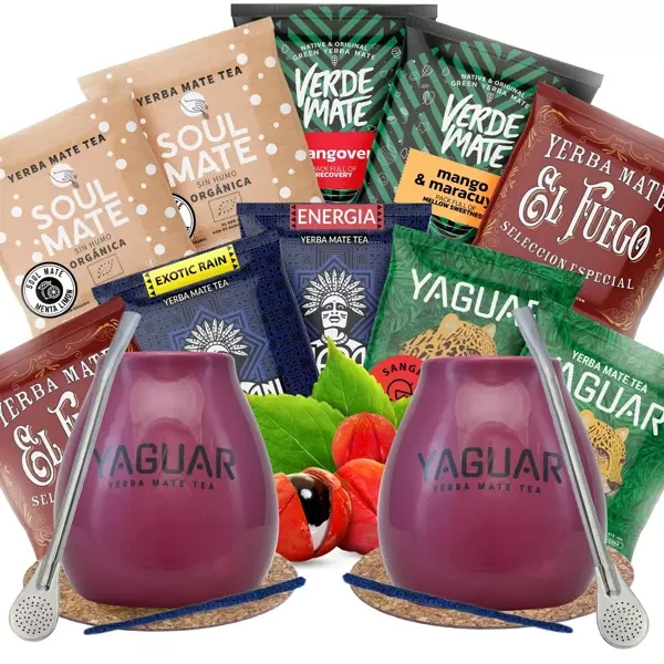 Yerba Mate Mateo Set KAHDELLE Bombilla