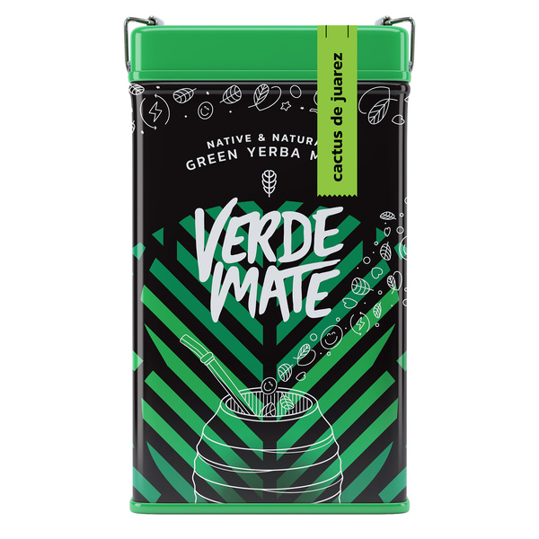 Yerbera - Tinapurkki + Verde Mate Green Cactus de Juarez 0.5kg