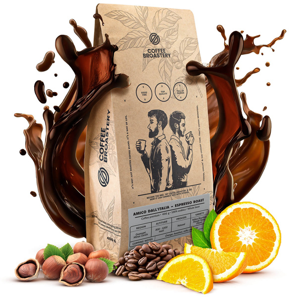Bro Coffee Roastery - Kokopapukahvi Amico dall'Italia Espresso Roast 400g