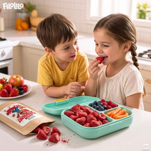 FiloLilo – Pakastekuivatut mansikat (kokonaiset) 100 g