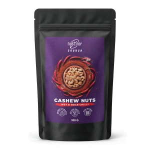 Nustino Crunch – Paahdetut cashewpähkinät – Hot & Bold Chilli 100 g