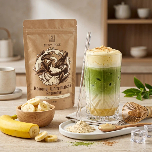 Mary Rose – White Matcha Alternative – Banaani (jauhe) 100 g