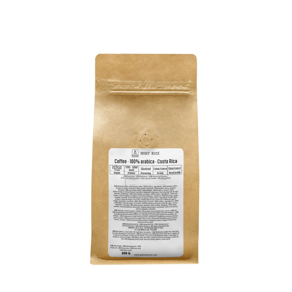 Mary Rose - koko papu kahvi Costa Rica San Rafael erikoisuus 200g