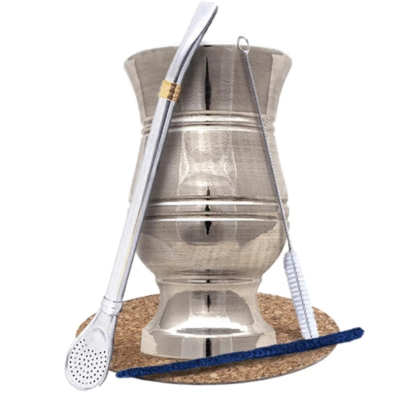 LARGE Palo Santo ~250 ml Yerba Mate bombillaa