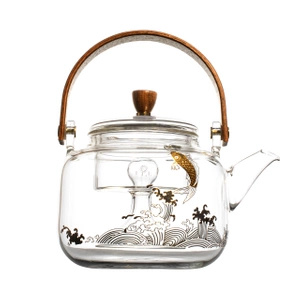 Lasinen teekannu ja keitin Pescado 500ml