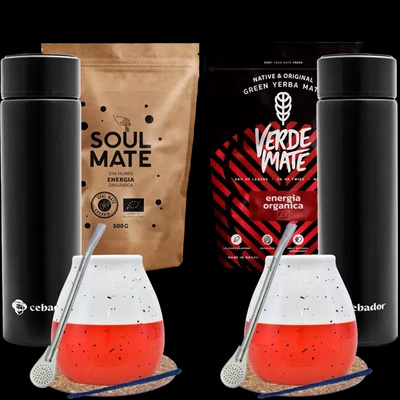 Yerba Mate-setti kahdelle + termospullo