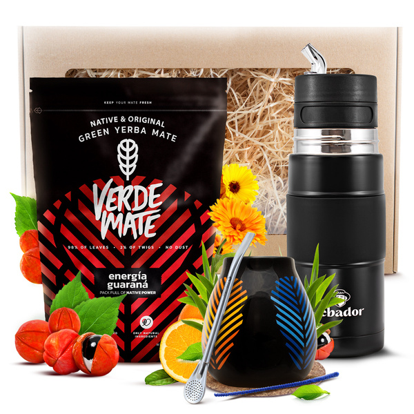 Yerba Mate lahjasetti Verde Mate 400g 0,4kg + Yerbomos X