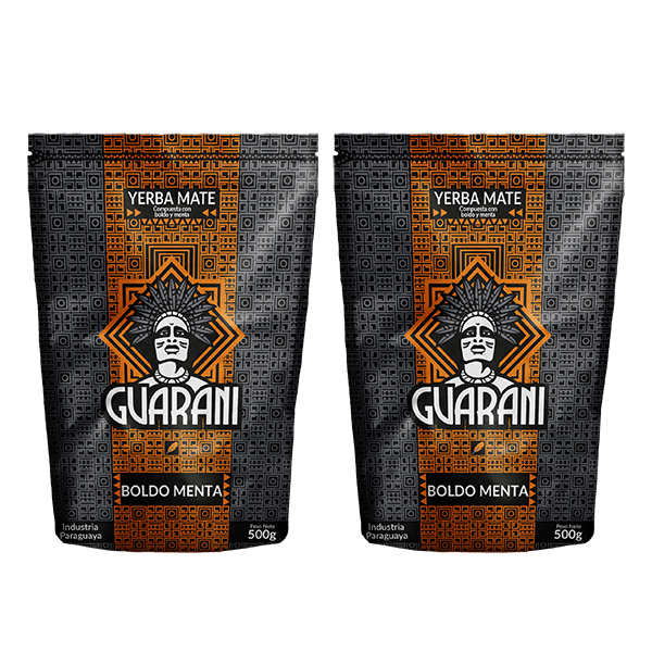 Yerba Mate Guarani Boldo Menta 2 x 500g 2 x 500g