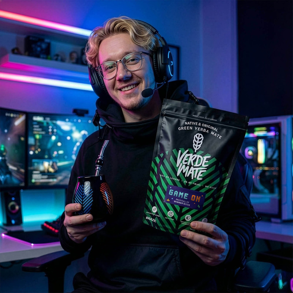 Yerba Mate Setti Verde Mate Game On 400g 0,4kg Kalebassi + Bombilla