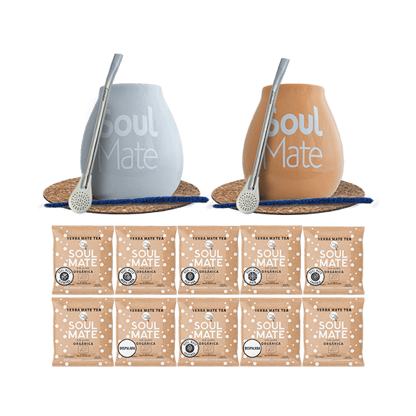 Yerba Mate Starter Kit pariskunnille 10x50g EXTRA