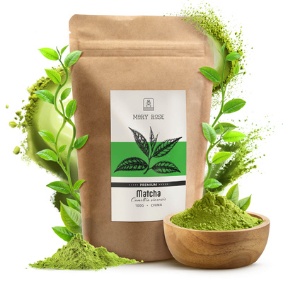 Mary Rose – Kiinalainen Matcha Vihreä Tee Premium 100 g