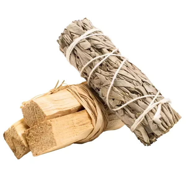 Valkoinen salvia nippu + Palo santo puhdistukseen.