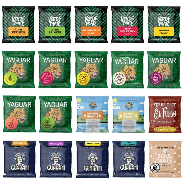 Yerba Mate BEST FOR START 20x50g FRUIT ONLY