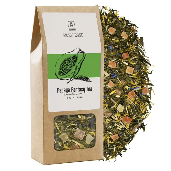 Mary Rose - Papaya Fantasy Vihreä tee - 50g