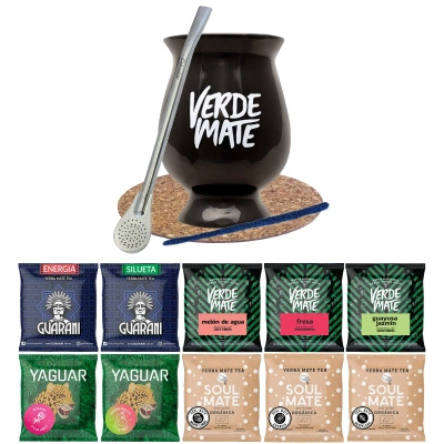 Aloitussetti Bombilla Mate Cup + Yerba Verde Mate vihreä