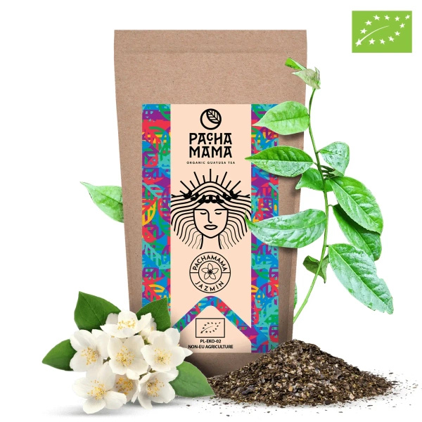 Guayusa Pachamama Jazmín - luomusertifioitu guayusa jasmiinilla - 100g