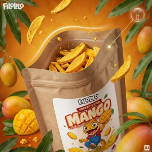 FiloLilo – Pakastekuivattu mango (viipaleet) 20 g